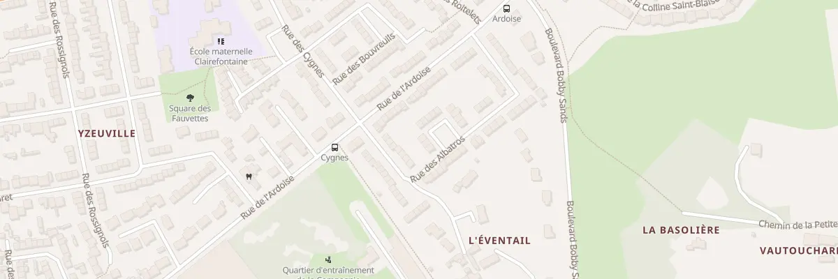 Plan du 9 Rue des Albatros au Mans