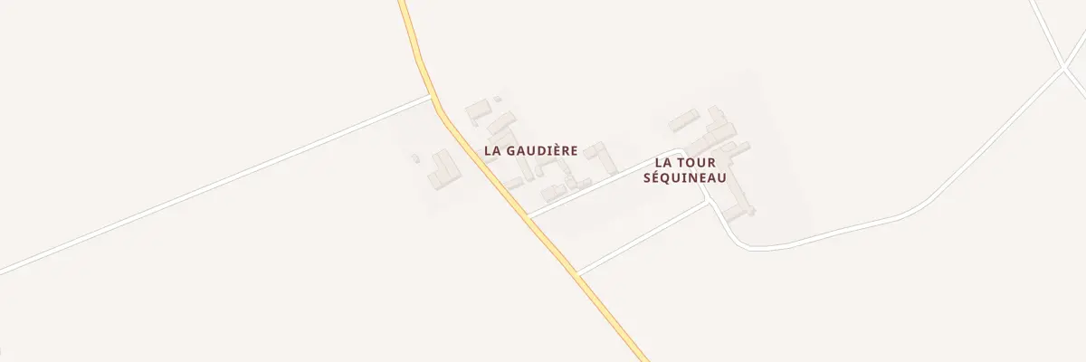 Plan du 88B La Gaudiere à Marçay