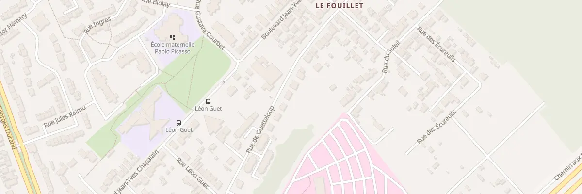Plan du 106 Rue de Guetteloup au Mans
