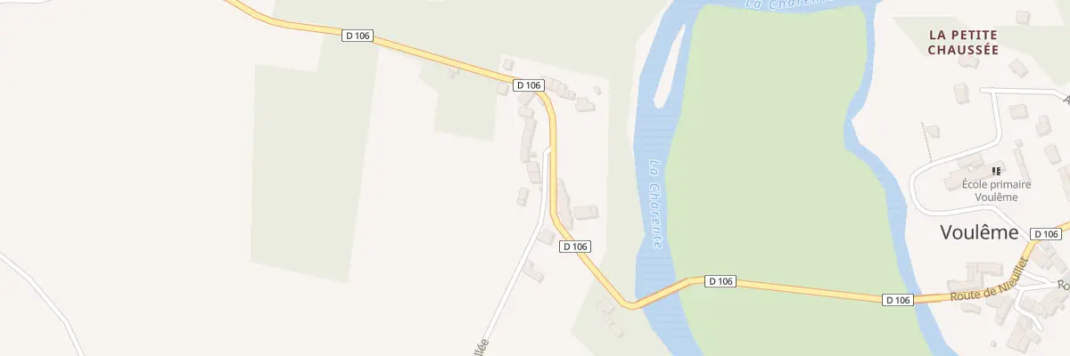 Plan du 4 Rte de la Vallée à Voulême