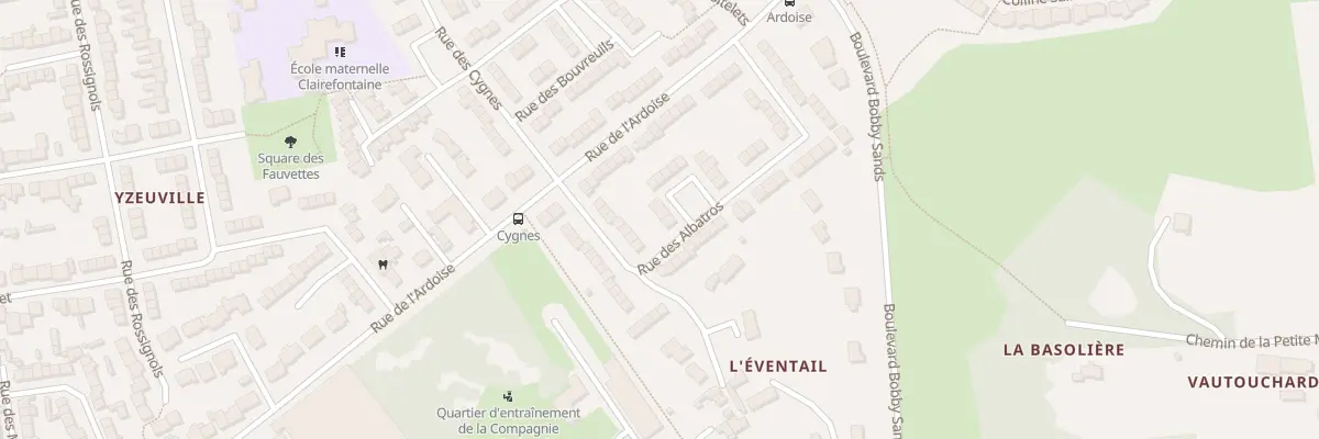 Plan du 7 Rue des Albatros au Mans