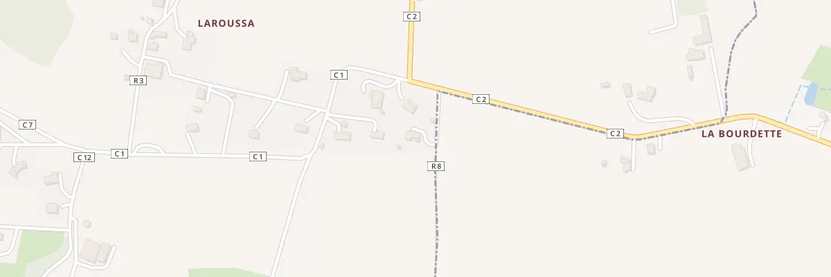 Plan du 5278 A Laroussa à Lagraulet-du-Gers