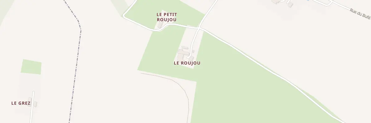 Plan du 1 Le Petit Roujou à Lublé