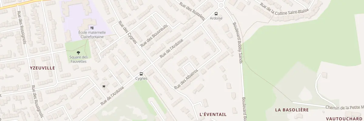 Plan du 15 Rue des Albatros au Mans