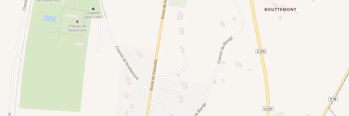 Plan du 49 Rte de Deauville à Ouilly-le-Vicomte