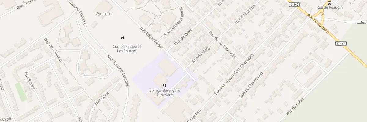 Plan du 22 Rue de Vichy au Mans