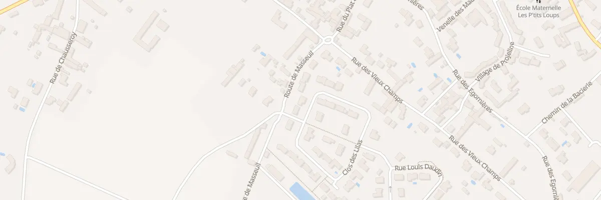 Plan du 44 Rue du Clos des Lilas à Cissé