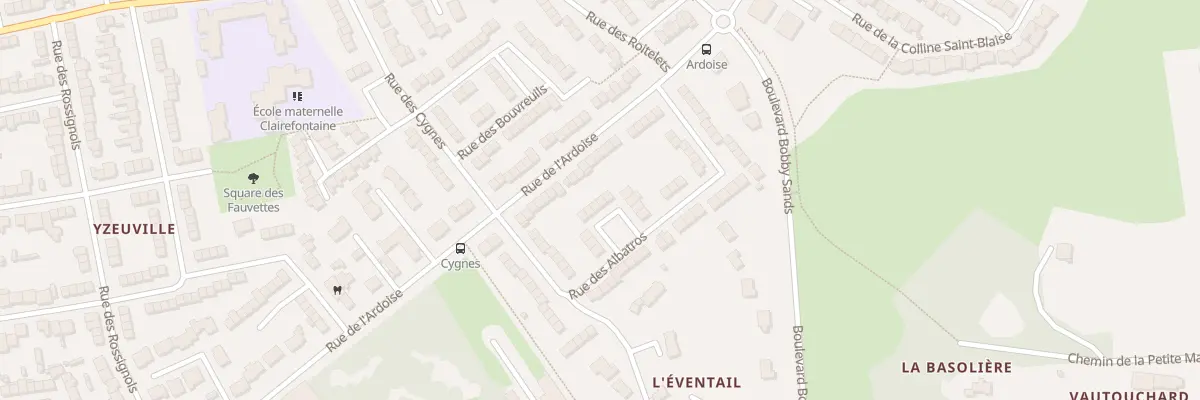 Plan du 17 Rue des Albatros au Mans