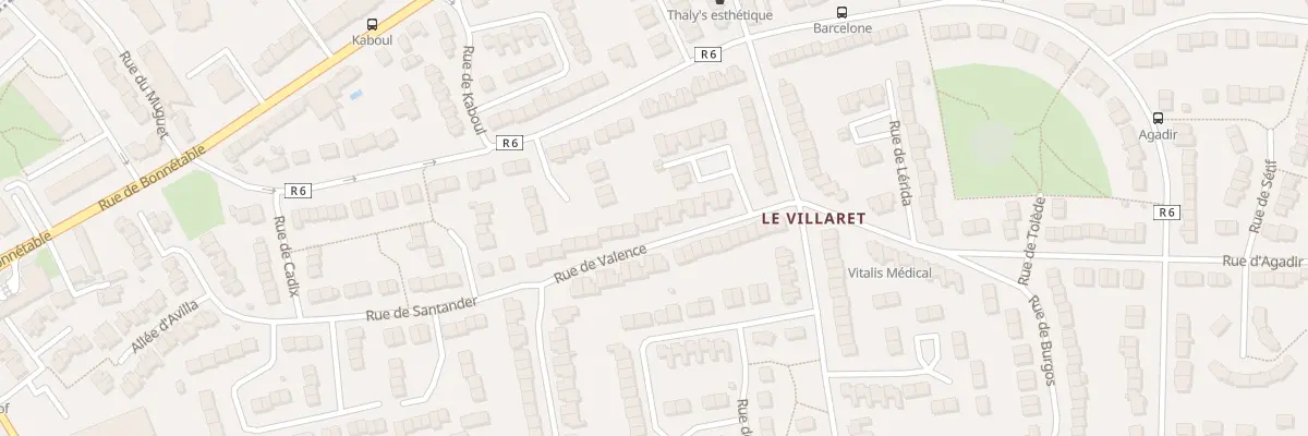 Plan du 16 Rue de Valence au Mans