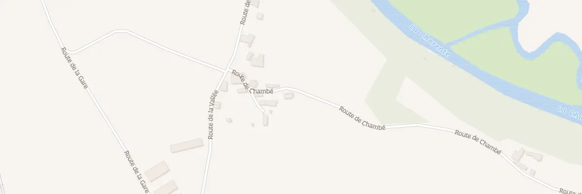 Plan du 4 Rte de Chambe à Voulême