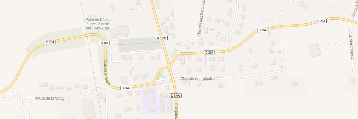 Plan du 5048 La Croix Potage au Breuil-en-Auge