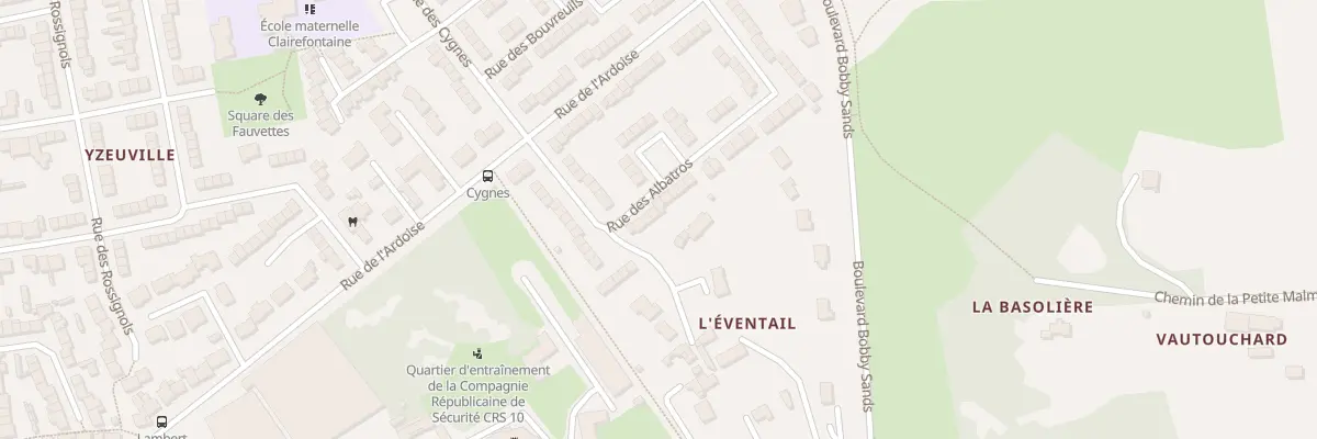 Plan du 6 Rue des Albatros au Mans