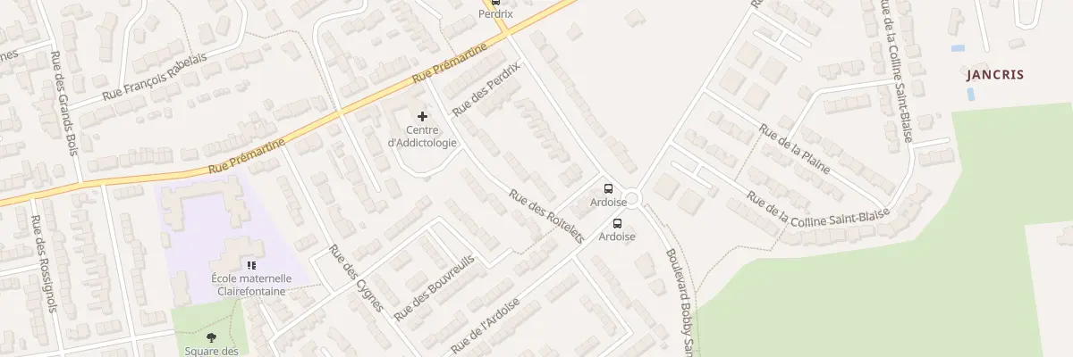 Plan du 25 Rue des Roitelets au Mans