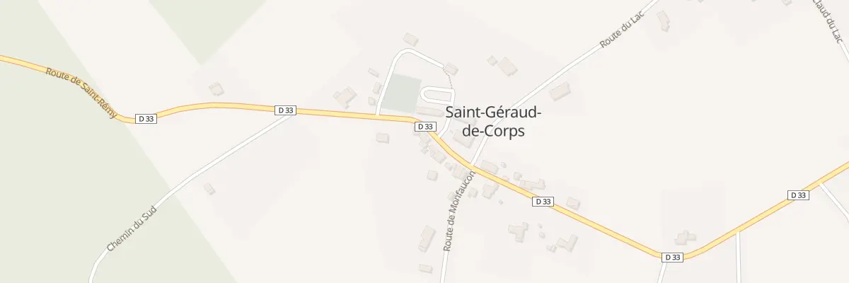 Plan du 11 Saint Geraud Sud à Saint-Géraud-de-Corps