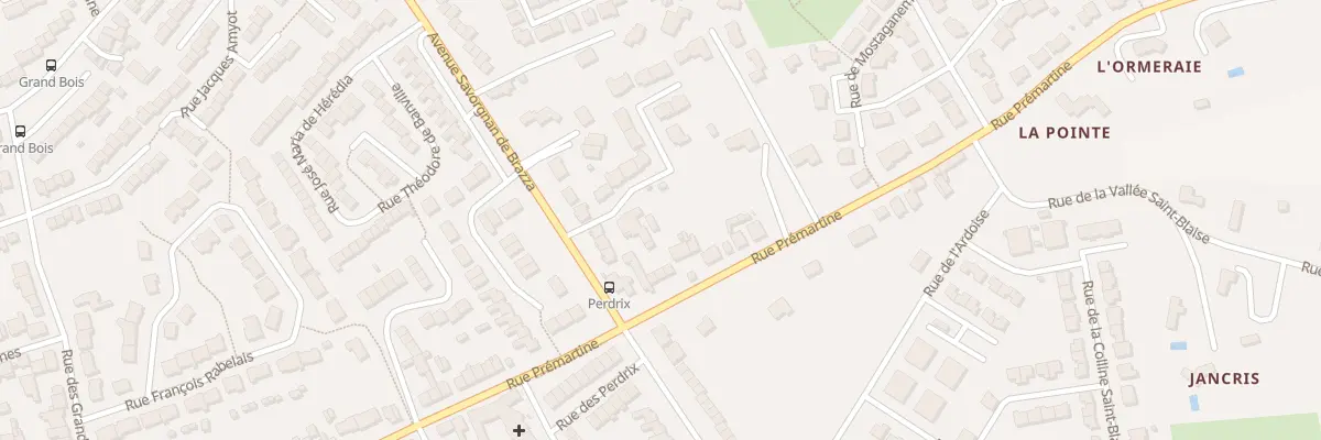 Plan du 337 Rue Prémartine au Mans