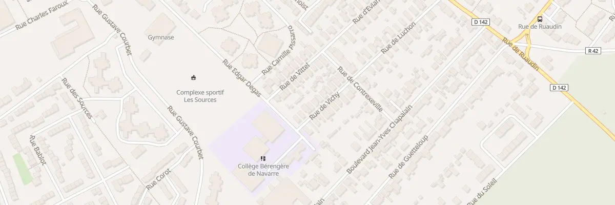 Plan du 16 Rue de Vichy au Mans