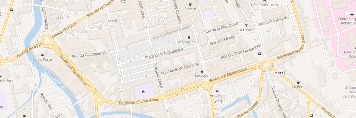 Plan du 98 Rue Marie de Besneray à Lisieux