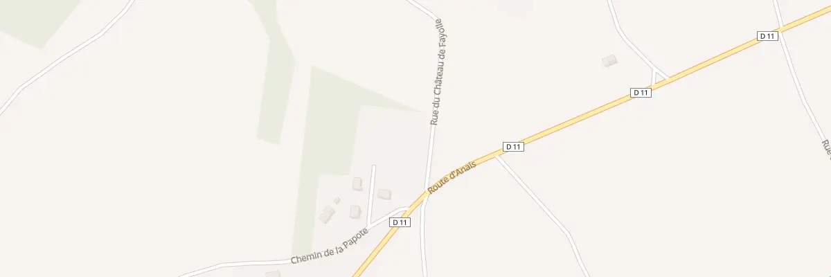 Plan du 2312 Rue du Chateau de Fayolle à Jauldes