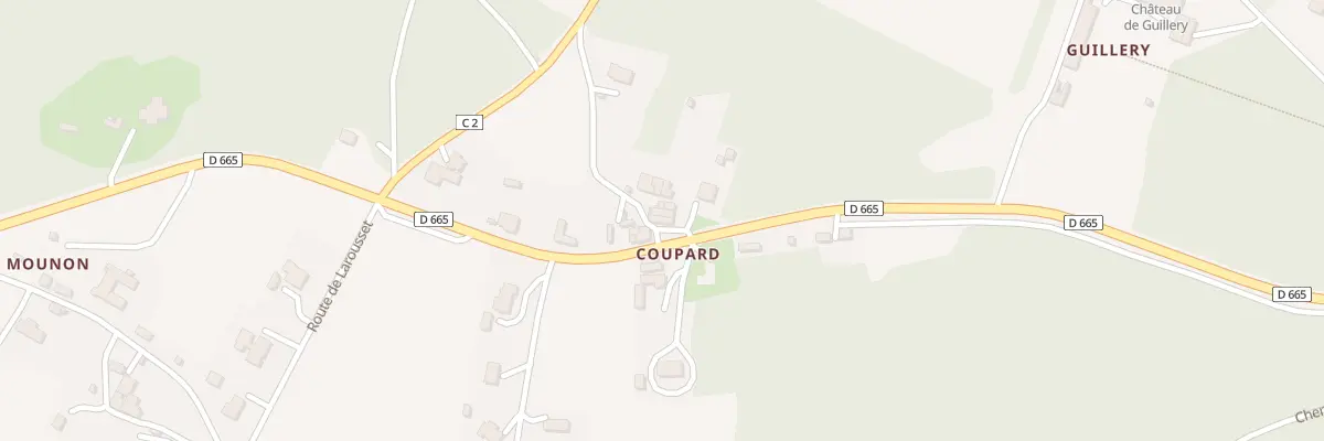 Plan du 20 Chem de Coupard à Pompiey