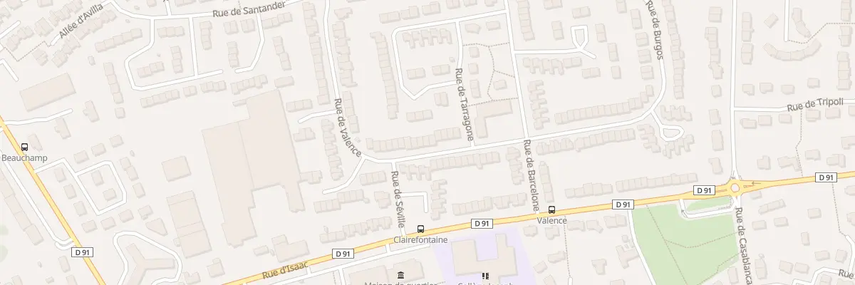 Plan du 89 Rue de Valence au Mans