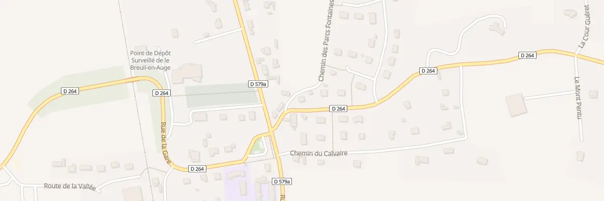 Plan du 5230 La Croix Potage au Breuil-en-Auge