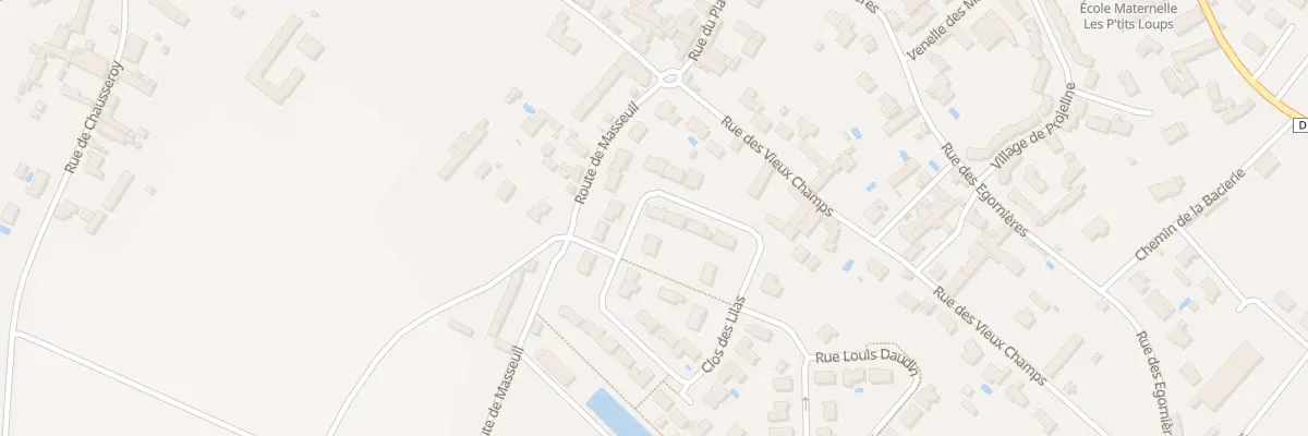 Plan du 21 Rue du Clos des Lilas à Cissé
