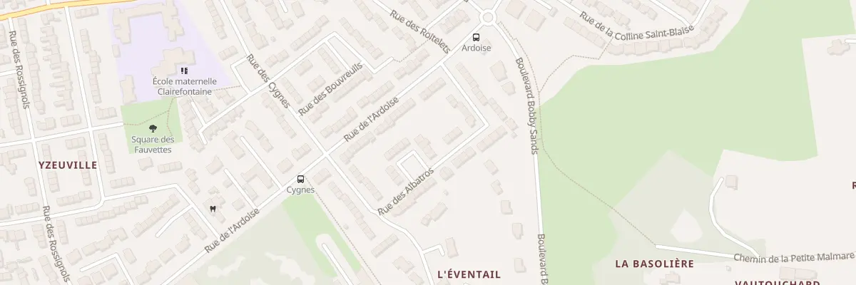 Plan du 23 Rue des Albatros au Mans