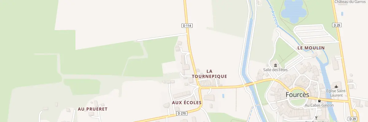 Plan du 5077 Au Campot à Fourcès