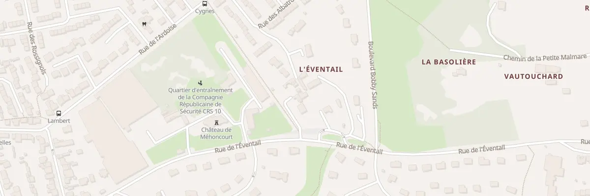 Plan du 217 Rue de l’Eventail au Mans