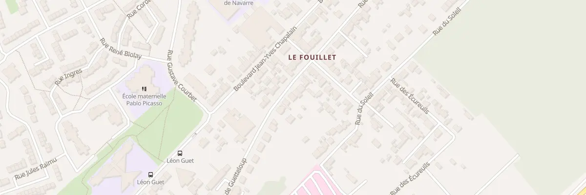 Plan du 126 Rue de Guetteloup au Mans