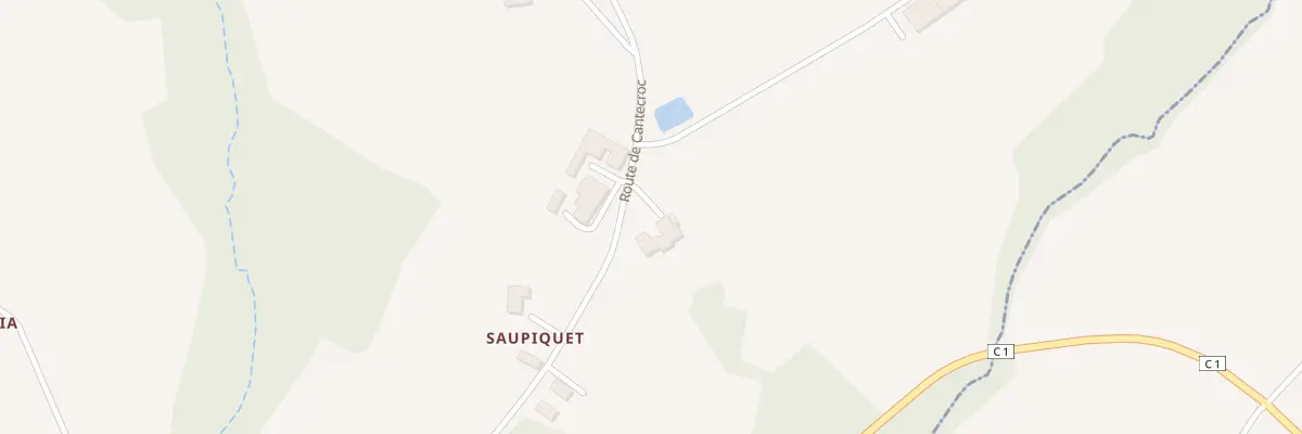 Plan du 458 Rte de Cantecroc à Villefranche-du-Queyran