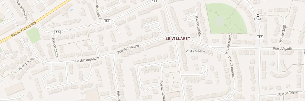Plan du 19 Rue de Valence au Mans