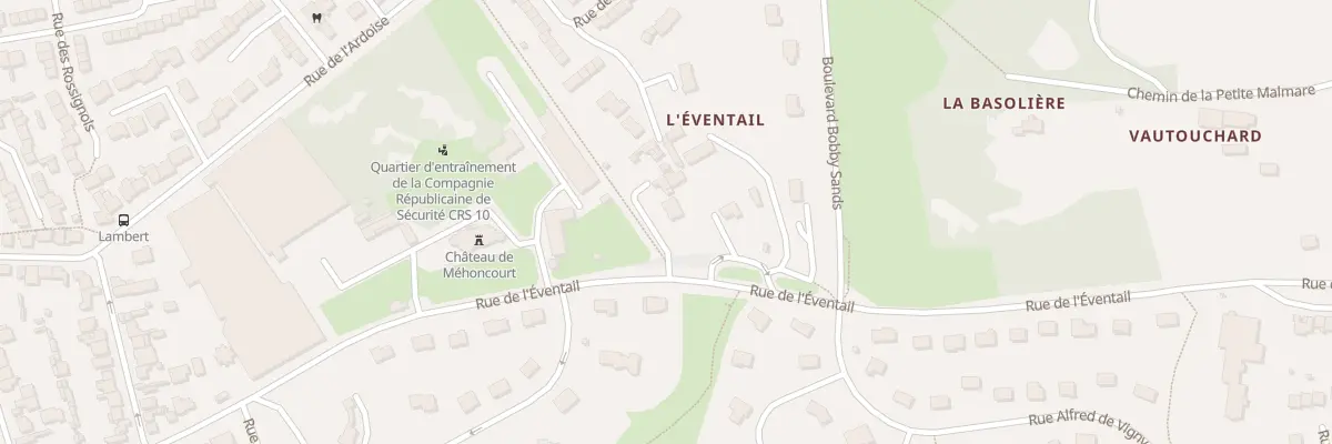 Plan du 219 Rue de l’Eventail au Mans