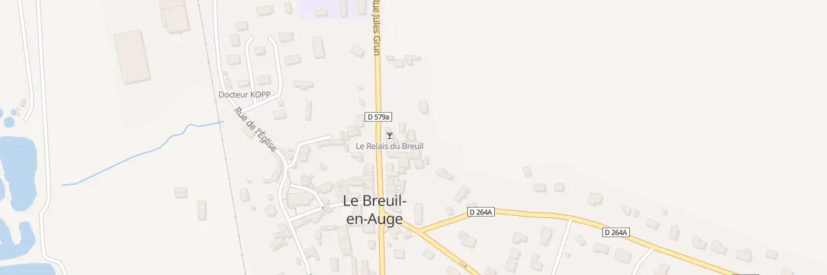 Plan du 5187 Rte Nationale au Breuil-en-Auge