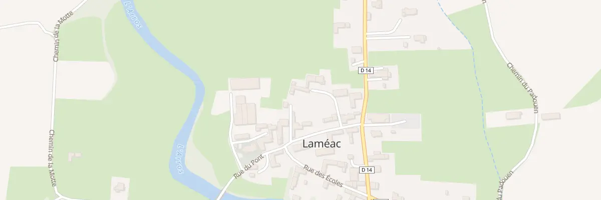 Plan du 10 Rue du Pont à Laméac