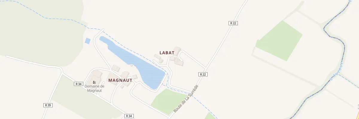 Plan du 5037 A Labat à Fourcès