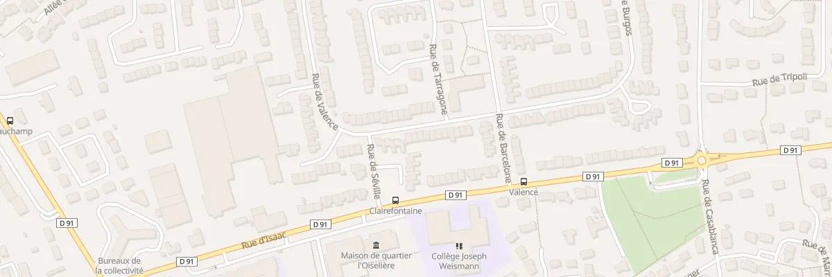 Plan du 94 Rue de Valence au Mans