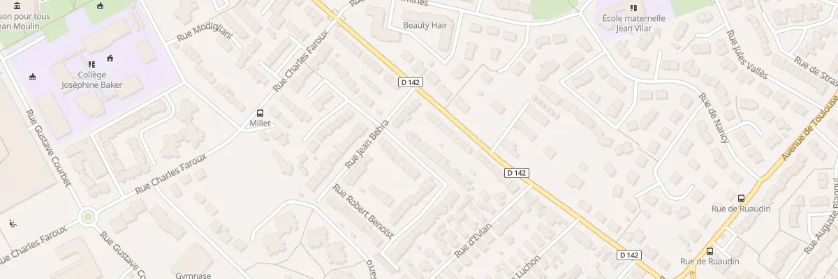 Plan du 7 Rue Sch Davis au Mans