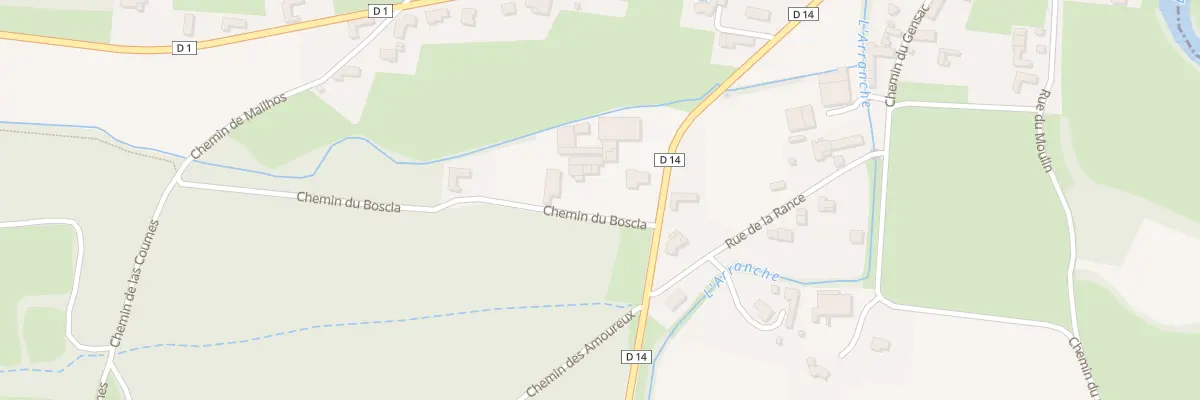 Plan du 1 Che du Boscla à Cabanac