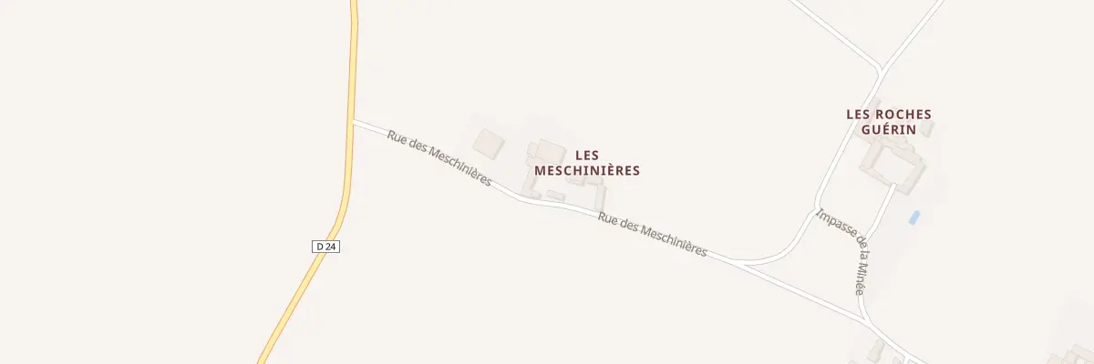 Plan du 1 Rue des Meschinières à Maulay