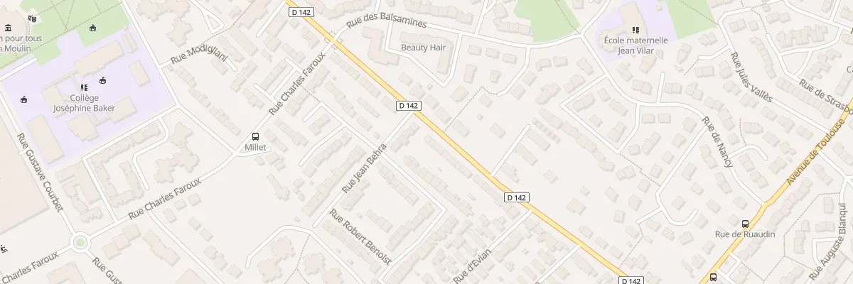 Plan du 294 Rue de Ruaudin au Mans