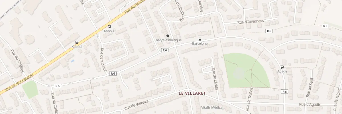 Plan du 90 Rue du Villaret au Mans