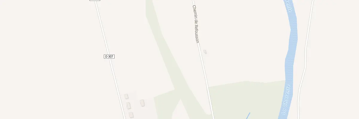 Plan du 5 Che de Refousson à Condac