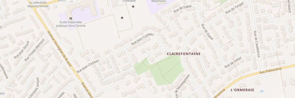 Plan du 36 Rue Jean Cocteau au Mans