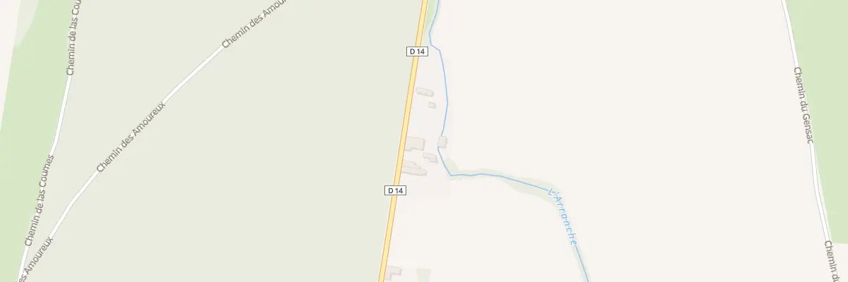 Plan du 52 Rte du Val d’Arros à Cabanac