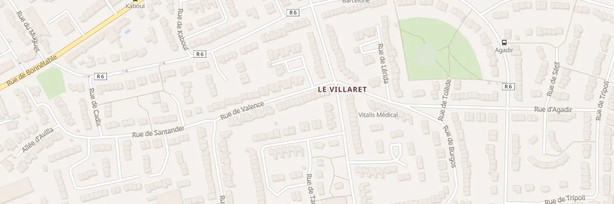 Plan du 11 Rue de Valence au Mans