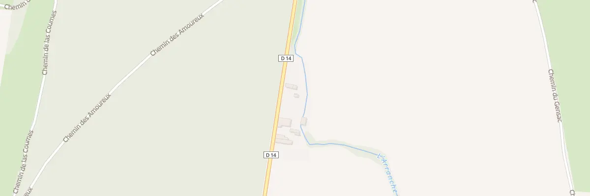 Plan du 50 Rte du Val d’Arros à Cabanac