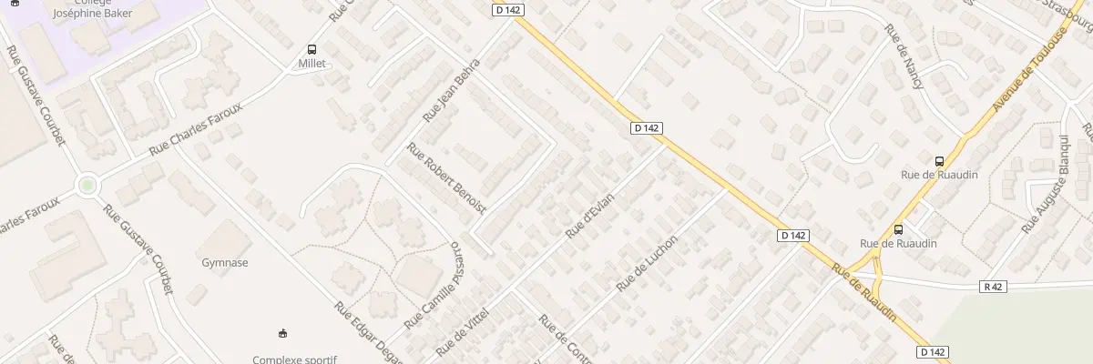 Plan du 49 Rue Sch Davis au Mans