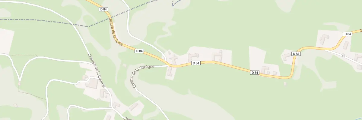 Plan du 22 Rte de la Serre à Banios