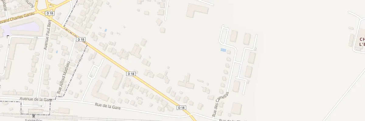 Plan du 43 Av du Marechal Foch à Pineuilh